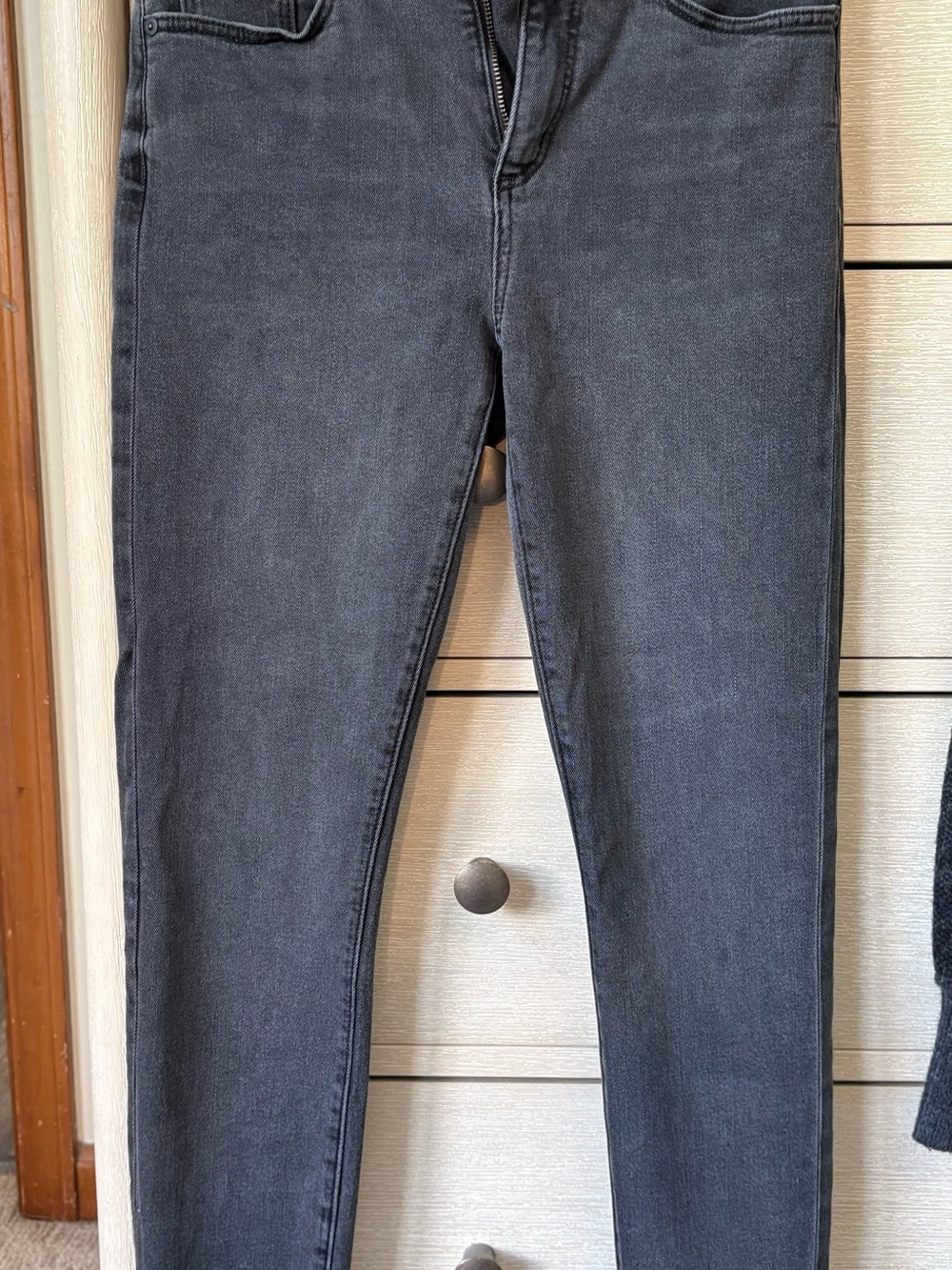 LOFT Dark Gray Skinny Jeans